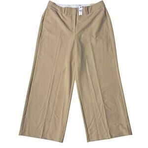 Lane Bryant Women’s 18 Plus Pants Tan Wide Leg High Rise Perfect Drape $89